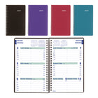 Blueline - 2027 Agenda hebdomadaire DuraFlex avec reliure à double spirale et couverture en poly en deux pièces – 8 po x 5 po – couleurs assorties – bilingue-12 mois: janvier 2027 à décembre 2027