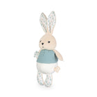 Kaloo K'doux Rabbit Dove - Small-Its ears and feet in peach fabric are printed with a poetic, classic and delicate pattern