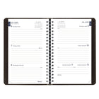 Blueline - Agenda Scolaire Hebdomadaire/Mensuel 13 Mois  De Juillet À Juillet - 8 po H x 5 po l - Noir - Bilingue-Présentation hebdomadaire lignée