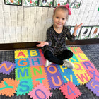Kore Design Foam Play Mat for Kids Interlocking Alphabet and Numbers (11.8×11.8x0.40") - Set of 36-Encourage early learning: Capture the interest of your developing toddlers as they learn their ABCs and 1-2-3s with this interlocking foam play mat designed for ages 3 and up