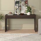 Hudson&Canal - Console Lawrence , 140 cm de large, couleur aulne-Nettoyer avec un chiffon doux et sec, sans produits chimiques agressifs ni produits de nettoyage abrasifs