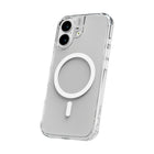 TUFF8 Mag Clear Case for iPhone 17 - Clear-Crystal-clear design: Showcases the phone’s original appearance, allowing full visibility and appreciation of its design