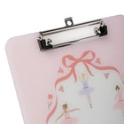 Pep Rally Plastic Clipboard - Letter Size - Bonjour Bestie-Strong metal clip secures documents