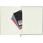 Moleskine 2026 Classic 12-Month Hard Cover Weekly Planner - 7.5" x 9.75" - Black-Colour-Coordinated Expandable Inner Pocket