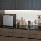 HOMCOM Compact Mini Freezer with Adjustable Temperature - 1.1 cu. ft. - Silver-6.8℉ to −11.2℉ (−14℃ to −24℃) temperature is 5-level adjustable