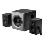 Edifier M601DB Bluetooth Multimedia Speaker with Wireless Subwoofer - Black-The wooden enclosures can help to minimize acoustic resonance and provide a clean appearance with long service life