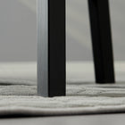 HOMCOM - Chaises de salle à manger style ferme en bois avec dossier croisé - noir - ensemble de 2-Couleur : Noir jais