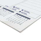 Blueline 2026 Net Zero Carbon Monthly Desk Pad Calendar - 22" x 17" - Bilingual-Reinforced chipboard backer and corners