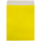 JAM Paper 10 x 13 Tyvek Envelopes, Catalog Open End with Self Adhesive Closure, Yellow, 100 Pack (v021385g)-Size: 10" x 13"