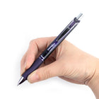 Pentel - EnerGel Couleurs Sombres Rétractable Stylo à Encre Gel, (0,7mm) Pointe en Métal, Encre Bordeaux-Noir, 10PC Paque-L’encre gel liquide sèche très vite et ne laisse aucune tache ni bavure – les gauchers en raffoleront.