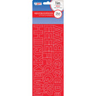 Creative Start Self-Adhesive Letters, Numbers and Symbols - 1" - Red - 256 Pack-This set includes 256 self-adhesive letters, numbers, and symbols for creating clear and customizable signage