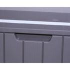 Dura Housewares Nova Cooler - Square - Grey-Can be used as a side table or an extra seating solution