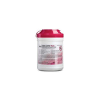 PDI Sani-Cloth Plus Q89072 Hard Surface Disinfectant Wipe - 6" x 6.75" - 160 Pack-Multi-count canister accommodates frequent usage