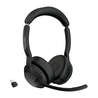 Jabra Evolve2 55 Link380C MS Stereo Headset-Headset Style: Stereo