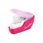 Swingline Staple Free Stapler - Pink-Fastens up to 4 sheets at a time and eliminates the need to have both a stapler and staples