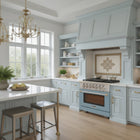 Kucht 36" KFX-X Series Pro Style Natural Gas Range - Stainless Steel/Light Blue-2 Years Limited Manufacturer Warranty