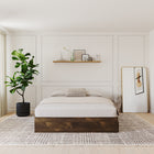 Nexera 3-Drawer Storage Bed Frame - Full Size - Truffle-Designed and made in Canada with CARB II/FSC Certified particle board and MDF materials.  Ships in 24-48H from order date. Assembly required