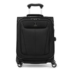 Travelpro Maxlite 5 Compact Carry-On Expandable Spinner Luggage - Black-Lightweight yet sturdy PowerScope Lite handle locks in two positions (38” and 42.5” / 96.52 cm and 107.95 cm) to accommodate users of different heights