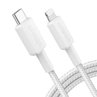 Anker 6' USB-C to Lightning Cable - White-High Quality: Guaranteed quality materials and proven through internal testing to withstand holding up to 80 kg without breaking and lifespan up to 12,000 times