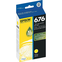 Epson T676 Ink Cartridge - High Capacity - Yellow-High-yield ink cartridge, up to 1200 pages