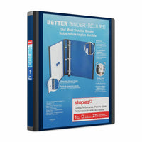 Staples Better Binder - 1" - Blue-Longer lasting, easier to use