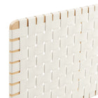 Modway Sparta Weave Wall-Mount Vegan Leather King Headboard - Natural Beige-French Wood Cleat