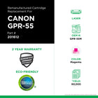 CIG Canon GPR-55M Remanufactured Toner Cartridge - Standard Yield - Magenta-Page Yield: 60000