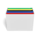 Staples Poly Zip Envelope - Letter Size - Assorted Colours-Features a 1" expansion to hold multi-page documents