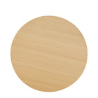 Manhattan Comfort Layla Modern Coffee and End Table - Natural Oak - Set of 2-35.4" L x 35.4" W x 21.9" H