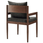 Modway Remington Wood Dining Armchair - Charcoal-Fully Assembled