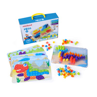 Miniland Pegs & Patterns Set - Bright Colours - 90 Pieces-Bright colours to make fun diagrams