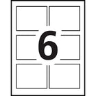 Avery Clip Style Laser/Inkjet Name Badge Kit, 4" x 3", 75 Pack, (78617)-Top loading