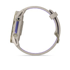 Garmin - Forerunner 970, boîtier en titane doré souple avec bracelet gris français/indigo translucide-ENTRAÎNEMENT ADAPTATIF GARMIN COACH - Entraînez-vous pour un événement, franchissez une étape importante ou améliorez votre condition physique grâce aux programmes d'entraînement Garmin Coach pour la course à pied, le triathlon, le cyclisme ou la musculation. Certains programmes s'adaptent même quotidiennement pour des entraînements personnalisés en fonction de vos performances, de votre récupération et de 