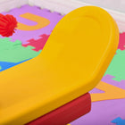 Qaba - Balançoire à bascule 2 places pour enfants en plastique - Multicolore-Facile à nettoyer 