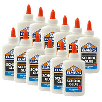 Elmer's Washable School Glue - 4 oz. - 12 Pack-Safe, washable & non-toxic formula