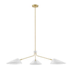 Modway Journey 3-Light 14" Arm Pendant - White-Professional Installation Required
