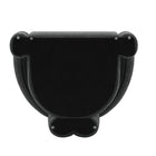 Manhattan Comfort - Darian fauteuil d’appoint moderne en bouclé 32,68" - noir - lot de 2-Garantie limitée du fabricant de 30 jours