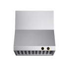 KUCHT KRH300-GL-C 30" 900 CFM Wall Mounted Range Hood with Digital Controls - Stainless Steel/Gold-New digital controls allow you to choose the right speed and light