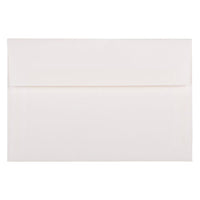 JAM Paper A9 Strathmore Invitation Envelopes - 5.75" x 8.75" - Bright White Wove - 25 Pack (31911140)-Color: Bright White Wove
