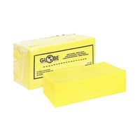 Globe Commercial Dusting Cloths - Yellow - 50 Pack-Strong and durable dust cloths
