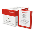 Staples Copy Paper - 20 lb. - 8.5" W x 11" H - White - 5000 Sheets-Paper Weight: 20 lb.