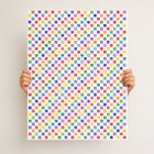Royal Brites Heavyweight Grid Poster Board - 22" x 28" - White-Works well with Paint, Marker and Adhesive