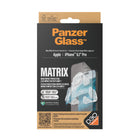 PanzerGlass Matrix Screen Protector w/D30 for iPhone 15 Pro - Clear-Drop protection/Scratch and shock resistant