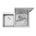 Fotile - Lave-vaisselle encastrable 3-en-1 en acier inoxydable - 35"-8