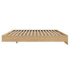 Nexera - Lit plateforme Queen, Érable naturel-Meubles conçus et produits au Canada à partir de panneaux de particules et de MDF certifiés CARB II/FSC.  Item expédié en 24-48 heures après réception de la commande.  Assemblage requis