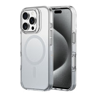 AXS Crystal Shield D3O Case Made with Recycled Materials Magsafe Compatible for Apple iPhone 16 Pro - Mist Grey Gradient-6ft drop tested to protect from drops in most everyday situations