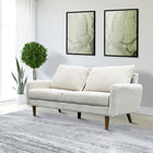 Brassex 3-Seater Jodie Sofa - Beige-9