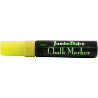 JAM Paper Marvy Uchida Liquid Chalk Markers Erasable Dustless - Jumbo Point - Neon Yellow-These versatile Chalk Markers can be used on any non-porous surface such as: Whiteboards, Lightboards, Chalkboards, Windows, Windshields, and more!