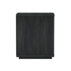 Manhattan Comfort - Ensemble de 2 tables de chevet modernes Evelyn 20" à 1 tiroir - gris charbon-Parfait pour le rangement de chevet, les lampes ou les objets de décoration