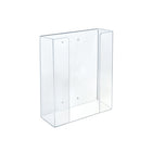 Azar - Distributeur vertical à 1 compartiment en acrylique pour gants - 11 po H x 10.25 po l x 3.625 po P - Transparent-La quincaillerie de suspension est incluse